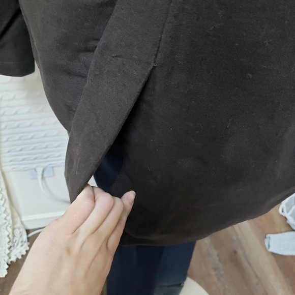 Old Navy Heavy Cotton brown Large suit jacket - Picture 11 of 13